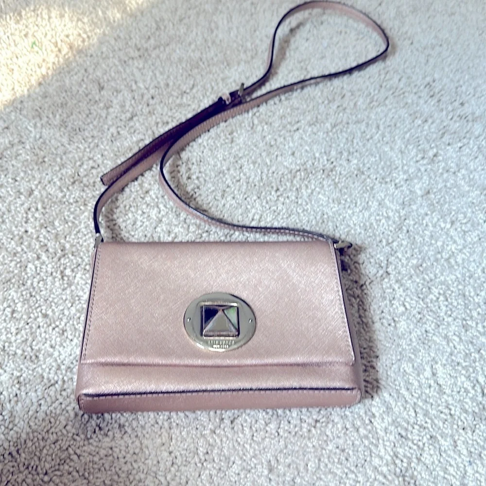 Kate Spade Newbury Lane Crossbody purse Rose Gold Small